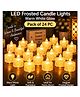Bubble Trouble LED Frosted Candle Light Warm White Flameless Battery Operated Decorative Light for Home, Party & Festive Decoration, Pack of 24 PC
