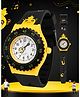 Spiky Animal Designed Analogue Watch - Black