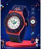 Spiky Camera & Shoes Designed Analogue Watch - Navy Blue