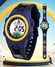 Spiky Watermelon Designed Digital Watch - Blue