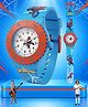 Spiky Marvel Featuring Spider Man Designed Analogue Watch -Light Blue