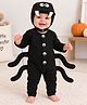 Tipy Tipy Tap Halloween Theme Full Sleeves Spider Costume Set With Cap - Black