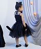 Tipy Tipy Tap Halloween Theme Kitten Ears Choker & Tail Attached Skirt Set - Black