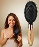 Majestique Oval Hair Straightening Hair Brush, Detangling Hair Brush & Hair Comb for Men Women