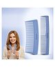 Majestique Travel Comb Set, Fine & Wide Pocket Mini Comb - Set of 2