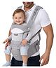 Cherilo Hip Seat Baby Carrier 0 to 3 Years, Adjustable 4 Carry Positions Carrier, Comfortable Baby Carrying Bag for New Born & Toddler up to 15 Kgs - Grey