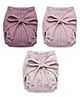 Cocoon Care Bamboo Cotton Solid & Printed Nappy Pack of 3 for Baby 3-6m