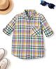Cuttyfy Cotton Woven Full Sleeves Checked Shirt - Multi Colour & Purple