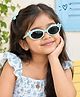 Stol'n Bow Detailed Round Sunglasses - Blue