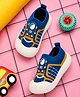 TOMSY CHOICE Astronaut Applique Detailed Slip On Shoes - Blue