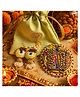 Artecasa Rangoli Multicolor Jute Gift Basket