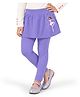 Plan B Cotton Knit Ballerina Printed Skeggings - Purple