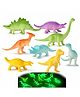 New Pinch Dino animal Toy Set, Colorful Realistic Dinosaur Figures, Educational Prehistoric Animal Models, Creative Learning Playset for Kids color design may vary