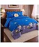 BhaiJi Bedsheets Glace Cotton Bed Sheet Double Bed With 2 Pillow Covers Kids Cartoon Prints - Science Astronot Print