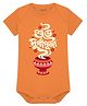 Arvesa Cotton Knit Durga Puja Theme Half Sleeves Shubho Durga Puja Text Printed Onesie - Orange
