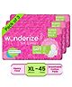 Wonderize Soft Comfort Sanitary Napkin for Women XL, 280 mm Extra Coverage Ultra-Absorbent Pads, 45 Count (Pack of 3)