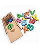 OPA Toys Wooden Alphabet Letters A-Z Uppercase & Lowercase Combo Set with Storage Box, Montessori Learning Toy ,3+ Years, Multicolor