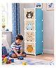Butterthief Cartoon Printed Collapsible Wardrobe, 4 Cubes Almirah for Kids & Toddlers - Color May Vary