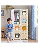 Butterthief Cartoon Printed Collapsible Wardrobe, 8 Cubes Almirah for Kids & Toddlers - Color May Vary