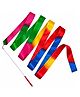 BookMyCostume Rhythmic Dance Ribbon Wand Costume Accessory - Multi Colour
