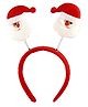 Funcart Christmas Theme Headband Santa Claus Appliques - Red