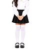 BookMyCostume Cotton Lycra Solid Stockings - White