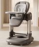 StarAndDaisy 4 in 1 Baby High Chair Walker Rocker and Swing for Babies 0 to 5 Years Adjustable Height Recline Footrest Double Layer Tray 5 Point Safety Harness and Wheels for Comfort and Safety
