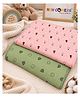 NEW COMERS Waterproof Diaper Changing Mat for Newborn Baby , Soft 100%Muslin Double Cloth Cotton Top, Foam Cushion & Waterproof TPU Backing , Bed Protector Dry Sheet ,70 x 48 cm