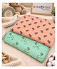 NEW COMERS Waterproof Diaper Changing Mat for Newborn Baby , Soft 100%Muslin Double Cloth Cotton Top, Foam Cushion & Waterproof TPU Backing , Bed Protector Dry Sheet ,70 x 48 cm