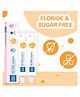 Mee Mee Fluoride Free Orange Flavor Toothpaste Pack of 2 - 70 gm