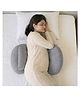 MY ARMOR Pregnancy Pillow for Women, 1 Year Warranty | Dual Pregnancy Wedge Pillow for Back & Belly Support , Adjustable Butterfly Design, Cuddle Pillow, Velvet Cover - Grey