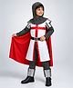 Little Surprise Box Full Sleeves Medieval Knight Of The Crusades Costume Set With Hood - White
