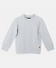 Kiggle 100% Cotton Knit Full Raglan Sleeves Solid Sweatshirt - Off White
