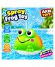 AKN TOYS Light-up Frog Bath Toy Automatic Water Spray Toy, Compact Waterproof for Toddlers, Kids, Babies, Bathtub, Pool, Shower, Frog USB- PACK OF 1- ( COLOR MAY VARY )