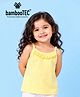 Kidbea Bamboo Woven Sleeveless Solid Camisole - Yellow