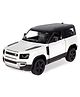 Kinsmart Scale 1:36 Land Rover Defender 90 Free Wheel & Die Cast- White