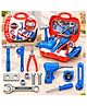 VGRASSP 21 Pcs Toolkit Suitcase Toy Set For Kids With Dummy Tools - Educational STEM Learning Pretend Play Construction Equipment Set Gift - Color May Vary