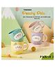 YAMAMA Cute Bow Bunny Kids Mug Set - Cartoon Character Water, Milk, and Brushing Cup for Toddlers ( Colour And Design May Vary Pack of 2)
