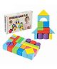 YAMAMA Dream Castle Wooden Building Blocks (Pack of 1) 27 Pcs Educational Stacking & Construction Toy Set for Toddlers (Color and Design May Vary)
