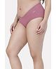 Zelena 92% Modal 8% Elastane Knit Maternity Panty - Plum Wine