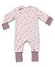 Cocoon Care Bamboo Knit Full Sleeves Bunny Printed Footed Sleepsuit - Pink