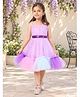 Huggle Boo Net Woven Sleeveless Sequin Embellished & Frill Detailed Dress - Lavender