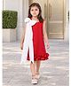 Huggle Boo Woven Sleeveless Bow Applique Detailed Dress - Red