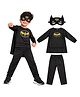Sarvda Halloween Theme Full Sleeves Superhero Costume Set - Black