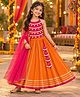 The Magic Wand Woven Sleeveless Coins & Gota Lace Embellished Lehenga Choli With Dupatta Set - Fuchsia