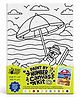The Talking Canvas Paint by Numbers Canvas Kit for Kids - Bear Beach 9 x 12 Inch | Age 4+