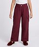 Tiny Girl Cotton Woven Solid Pants - Magenta