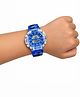 Lexzy Solid Digital Analogue Watch - Blue