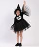 Spunkies Halloween Theme Half Sleeves Witch Costume Set - Black