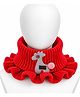 Priaansha Creation Animal Applique Detailed Neck Warmers - Red